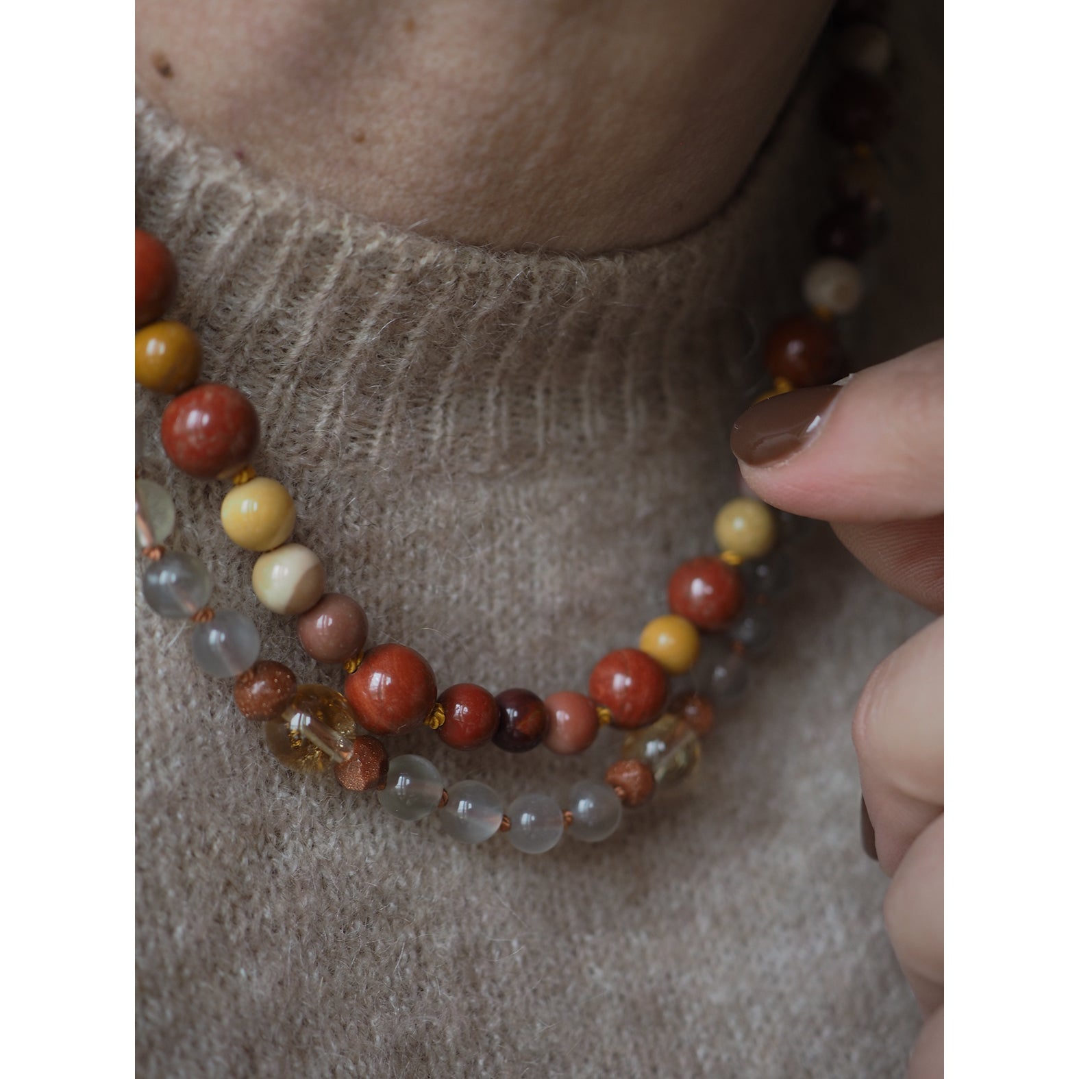 Collana Mini Nodini Mokaite