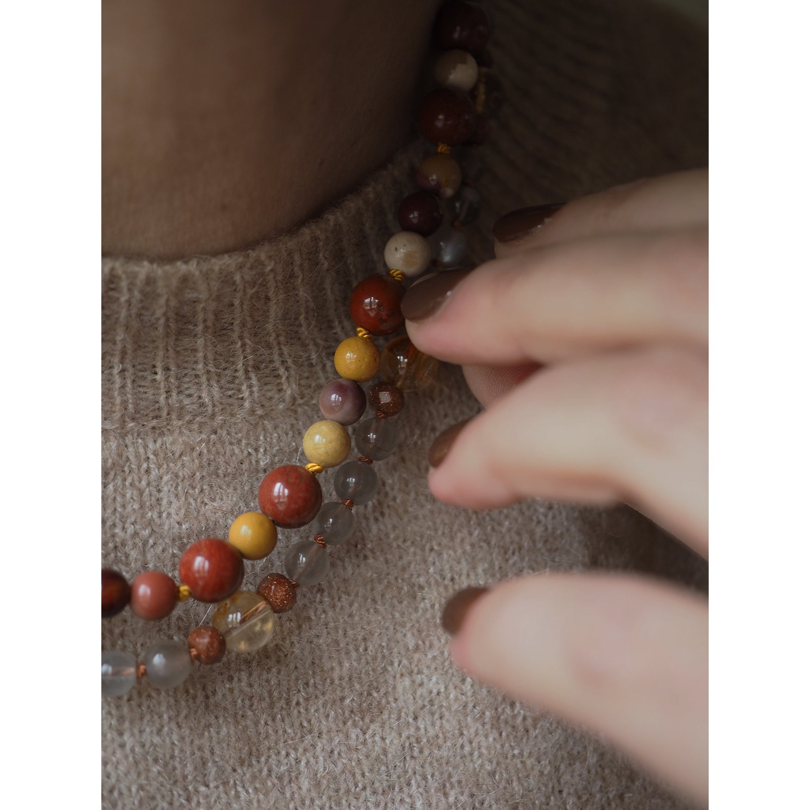 Collana Mini Nodini Mokaite