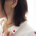 Orecchini Cuori Gold