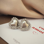 Orecchini Cuori Silver