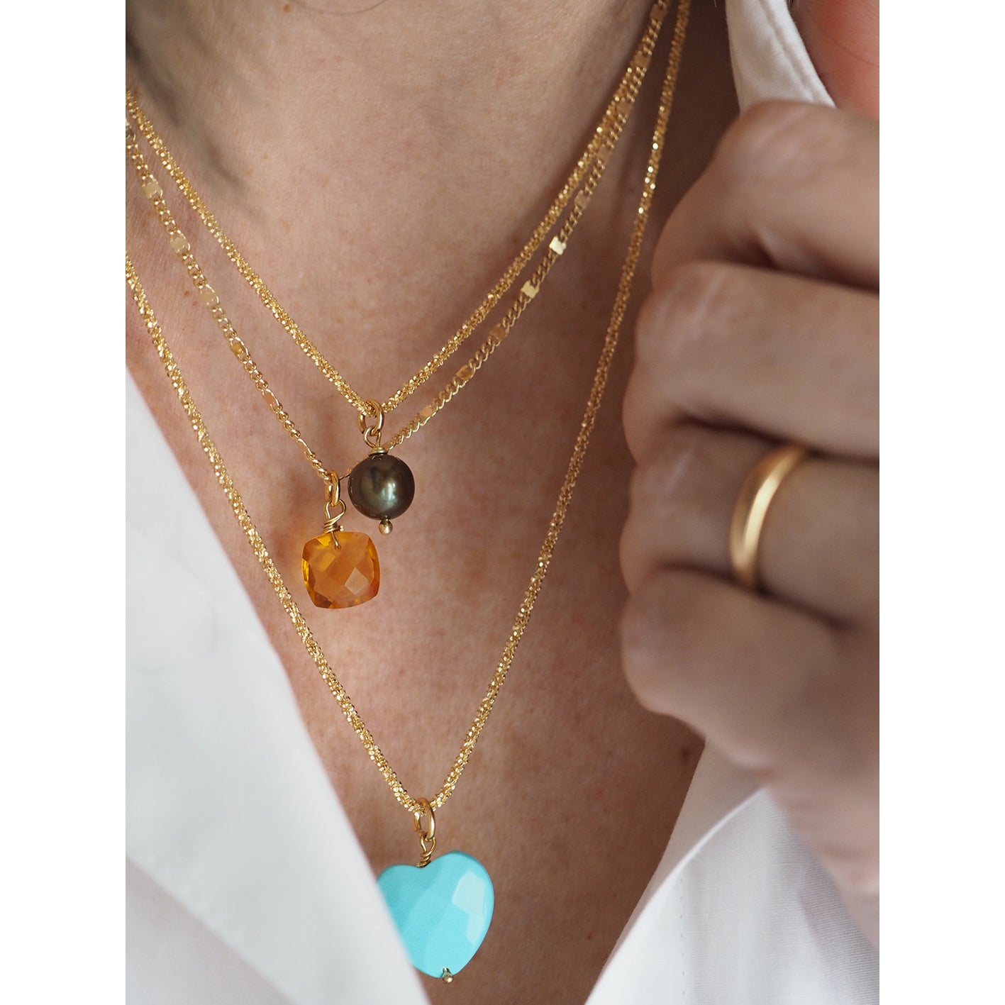 Collana Piastrine