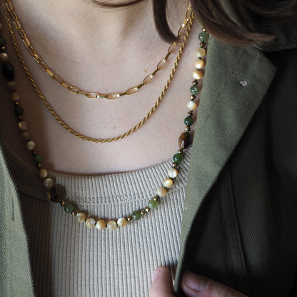 Collana Nodini madreperla birmana