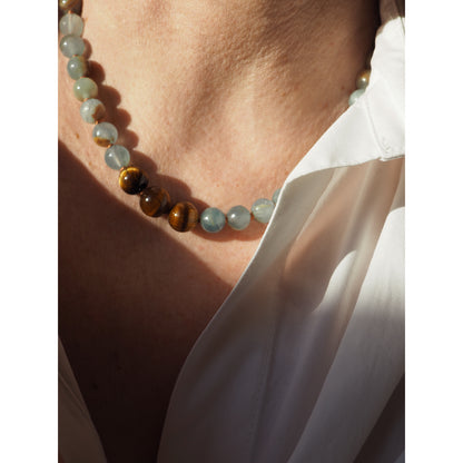 Collana Calcite azzurra