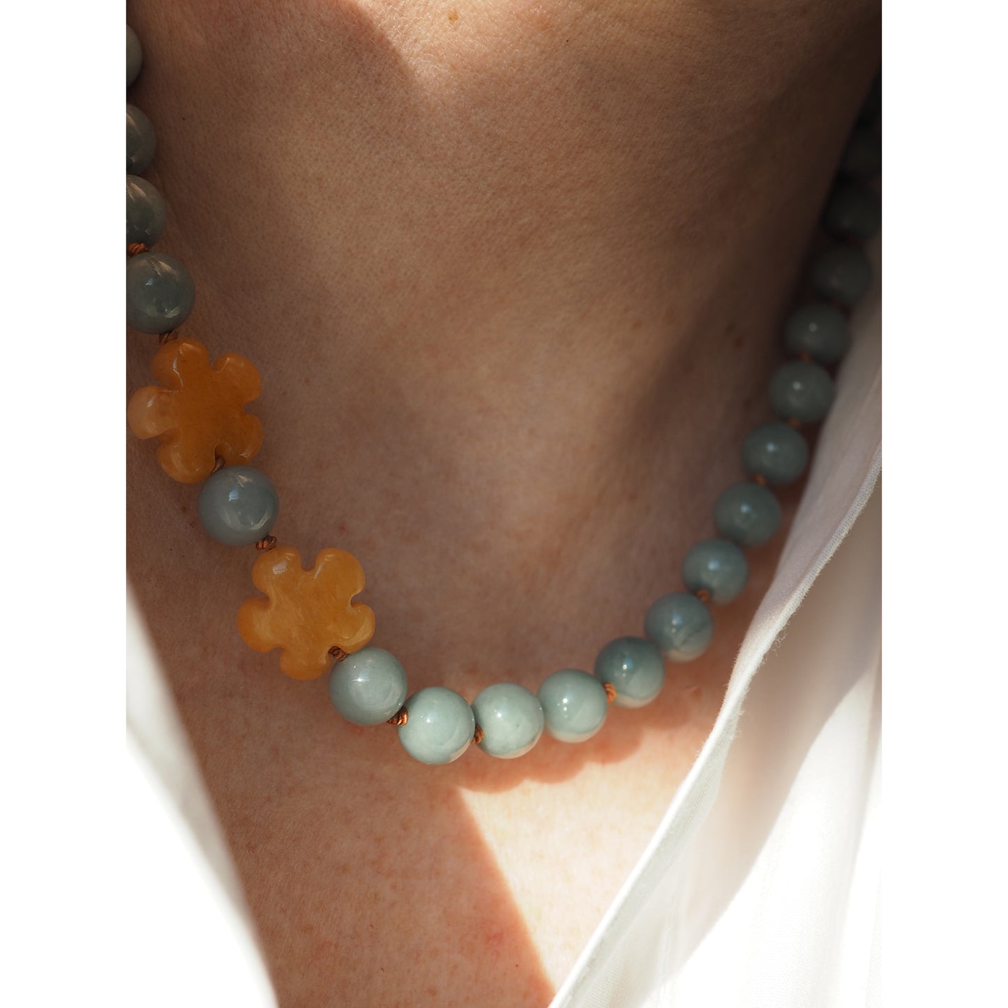 Collana Nodini Giada Fiori