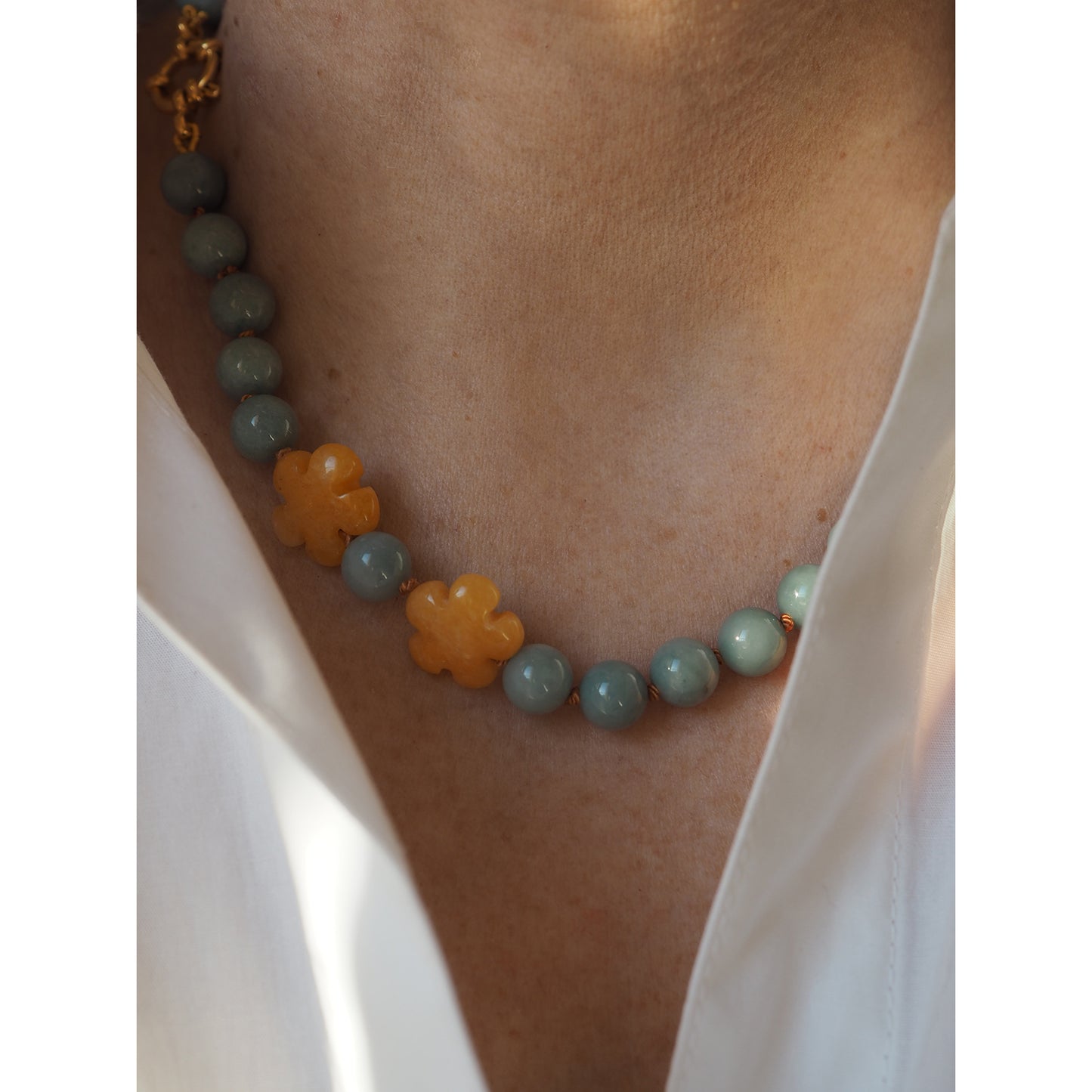 Collana Nodini Giada Fiori
