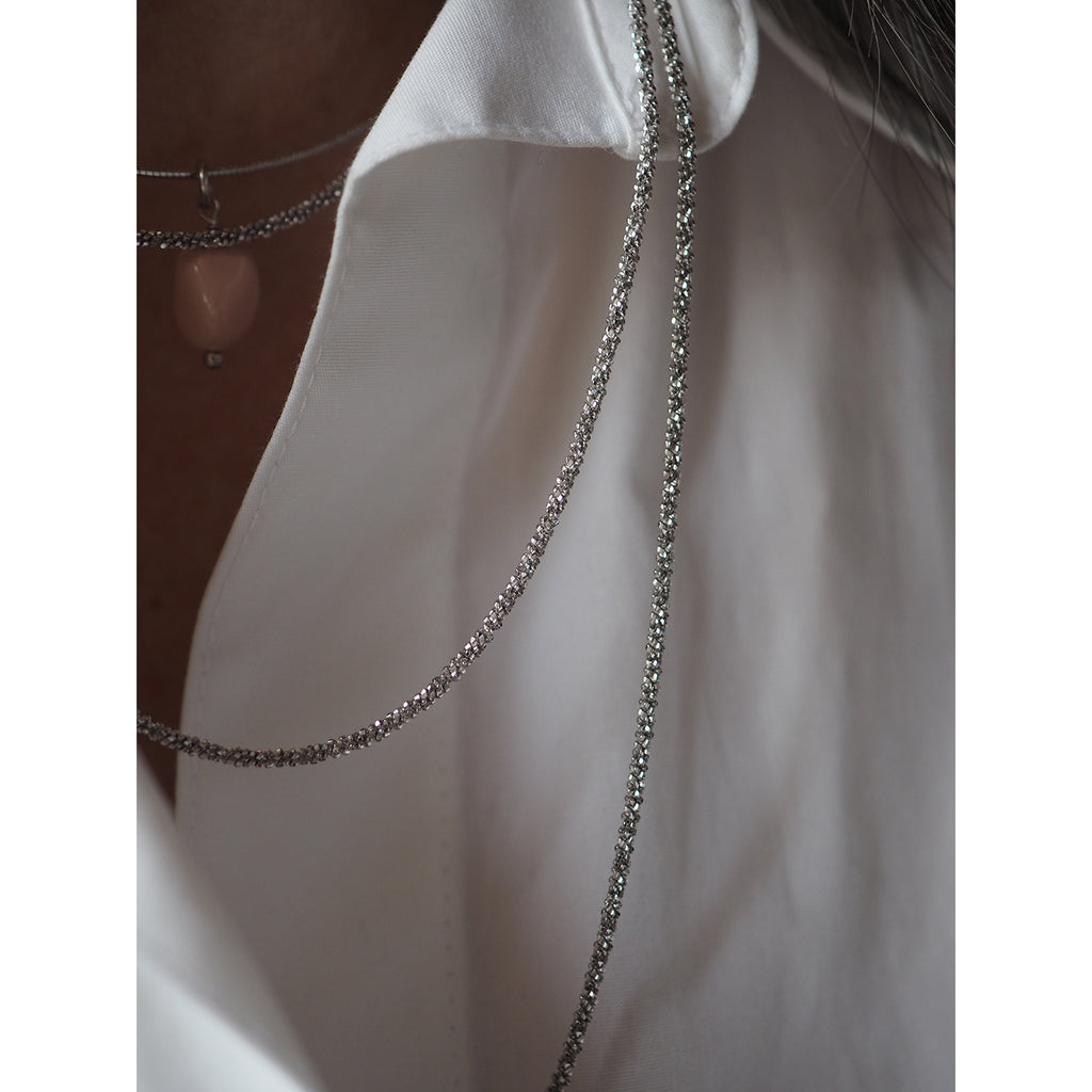 Collana Diamantina Silver