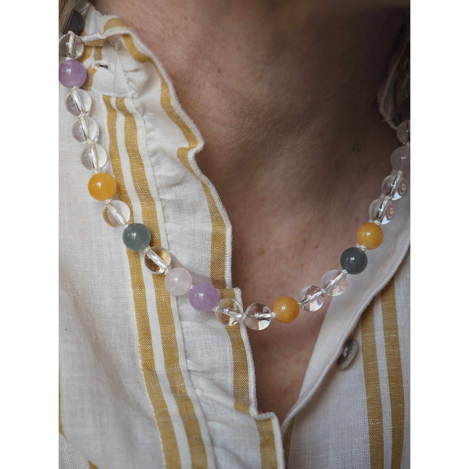 Collana Nodini Cristallo