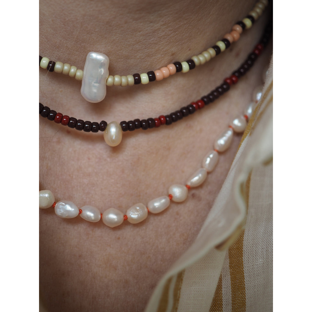 Chocker Perla Baguette