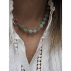 Collana Nodini amazzonite