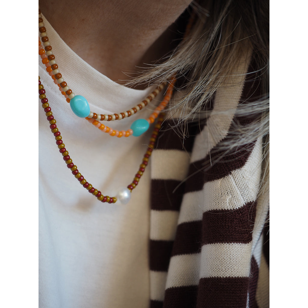 Collana PoP Righette Perla