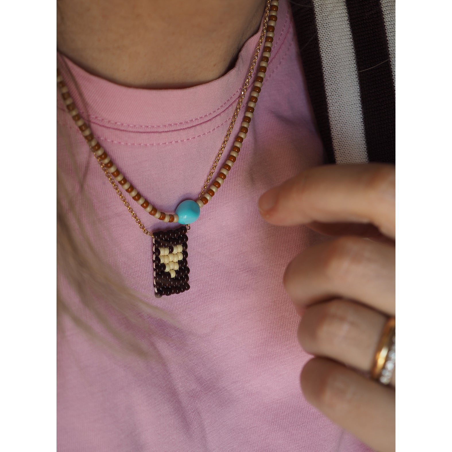 Collana PoP Righette Sassolino