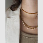 Bracciale multifilo Goccioline Perla