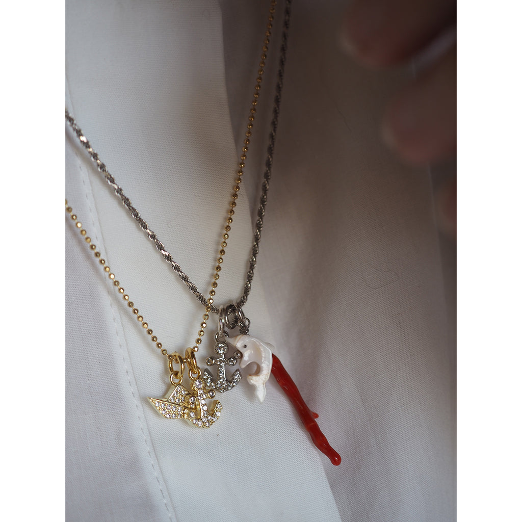 Charm Barchetta zirconi