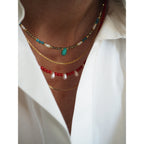 Chocker Monogocciolina turchese