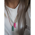 Collana Pesciolina perle amazzonite