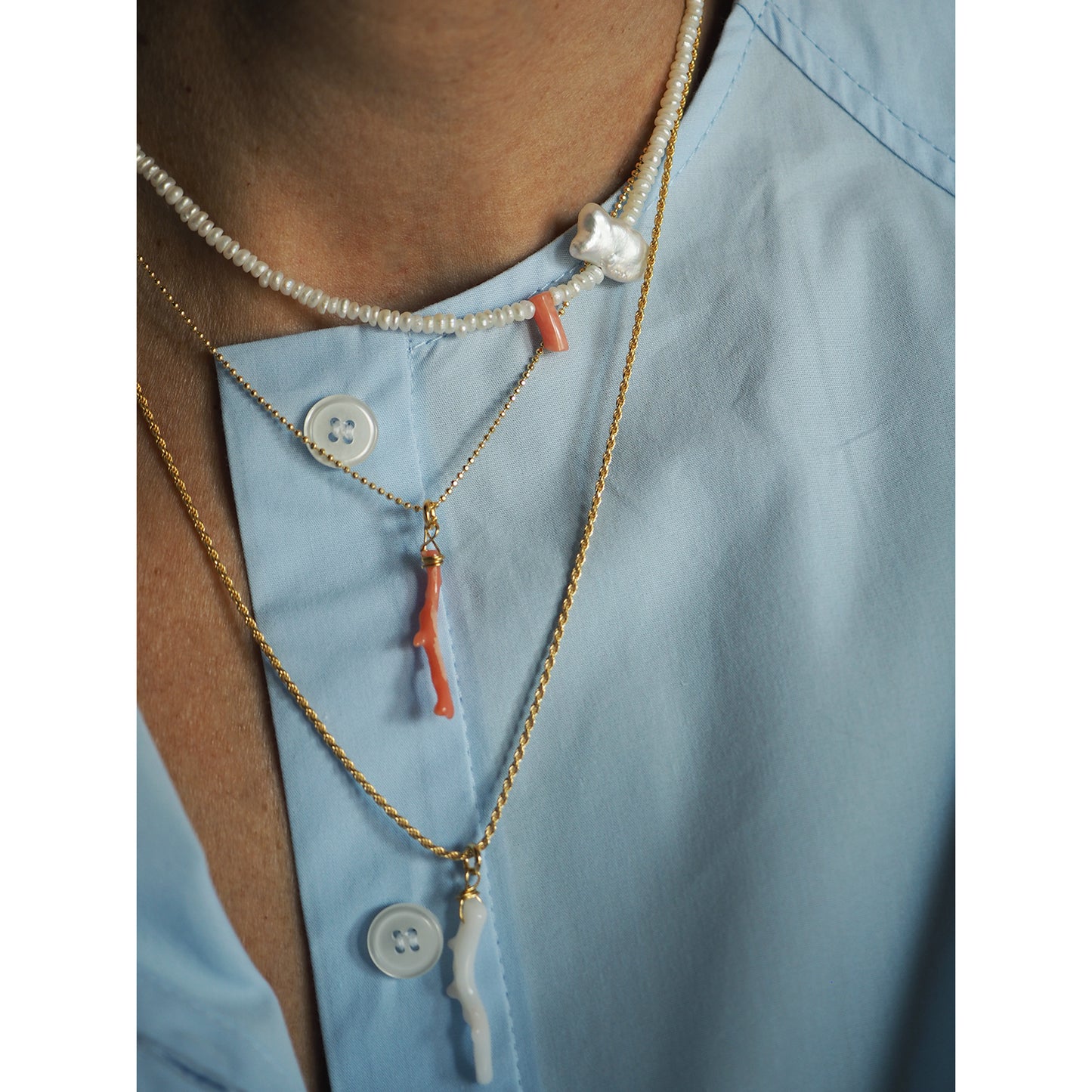Charm rametto bianco