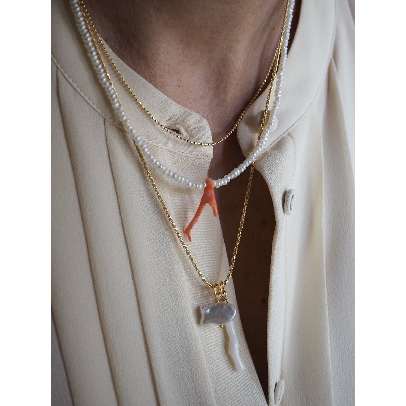 Collana Pantelleria Rosa