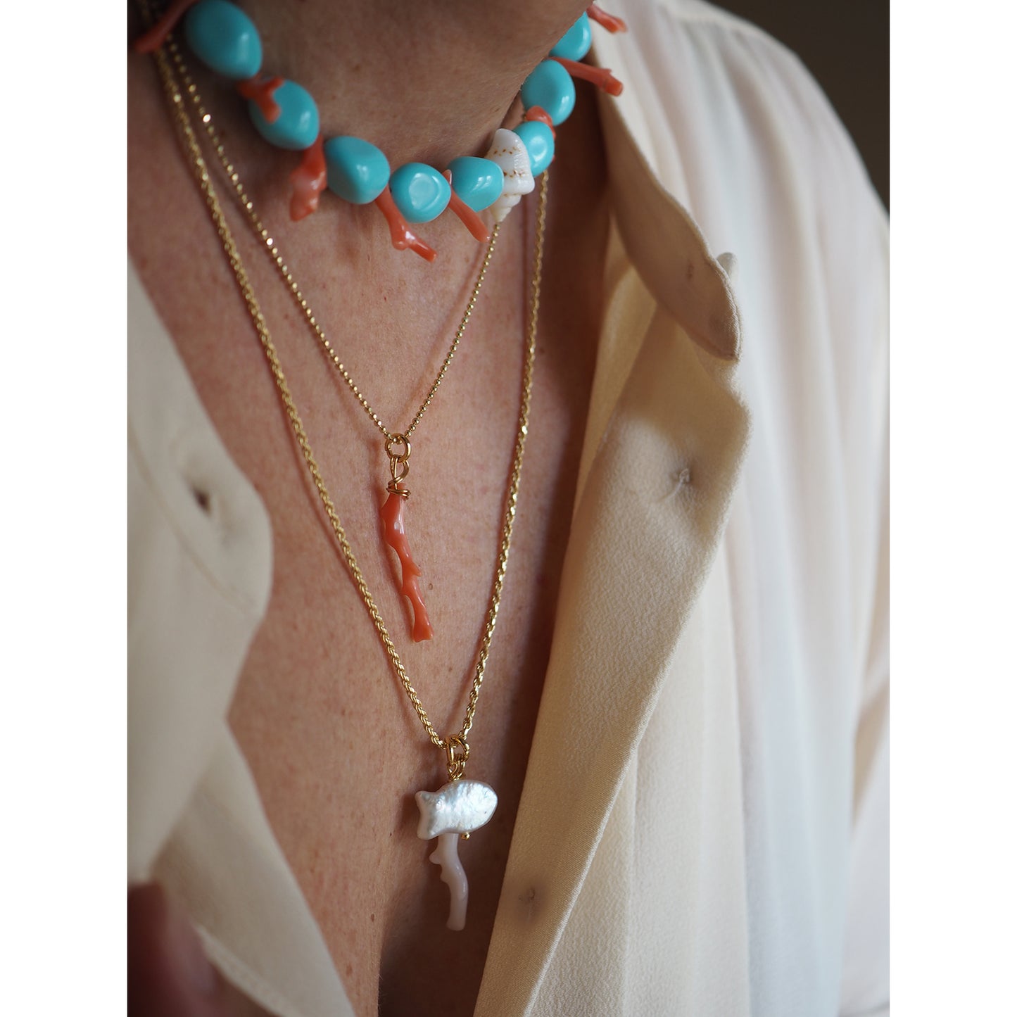 Chocker Elba turchese