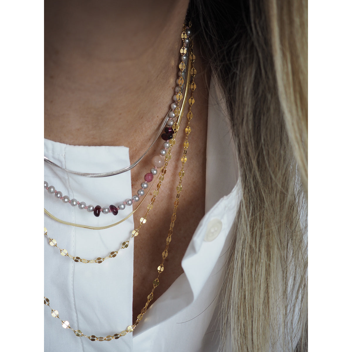 Collana Nuvola all'alba