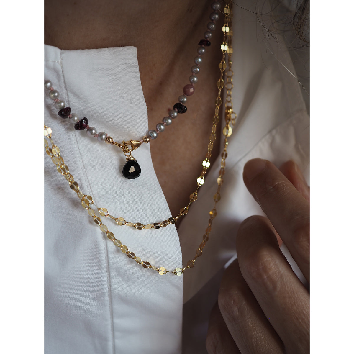 Collana Nuvola all'alba