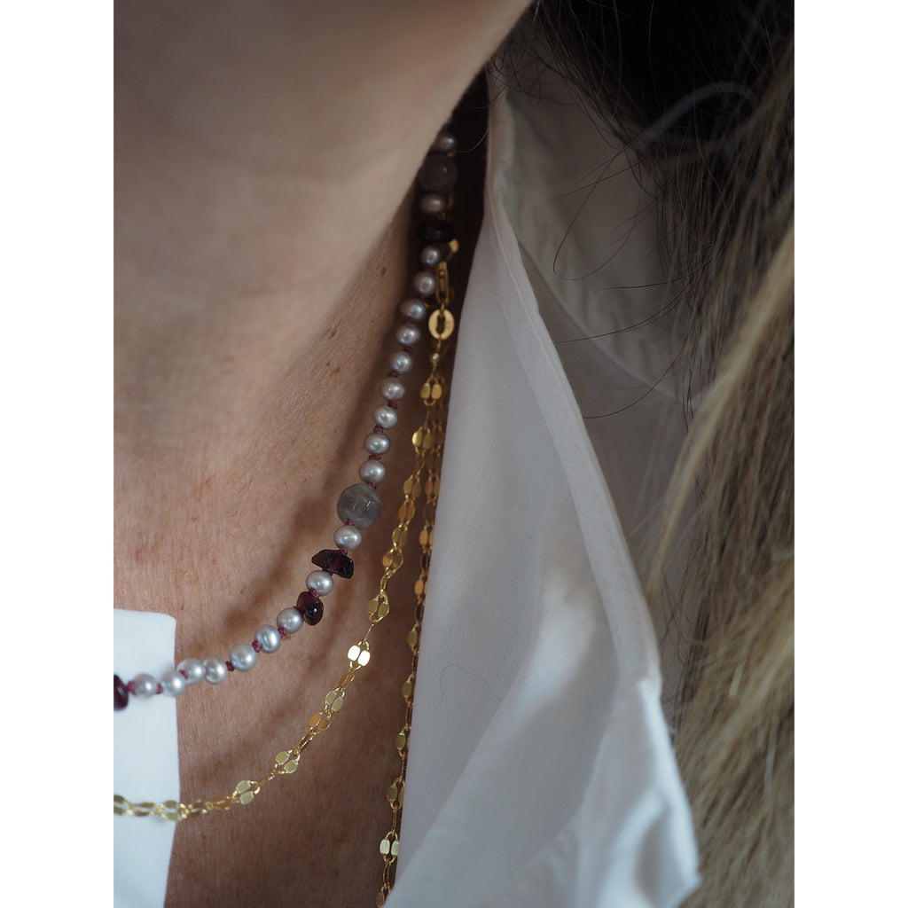 Collana Nuvola al crepuscolo