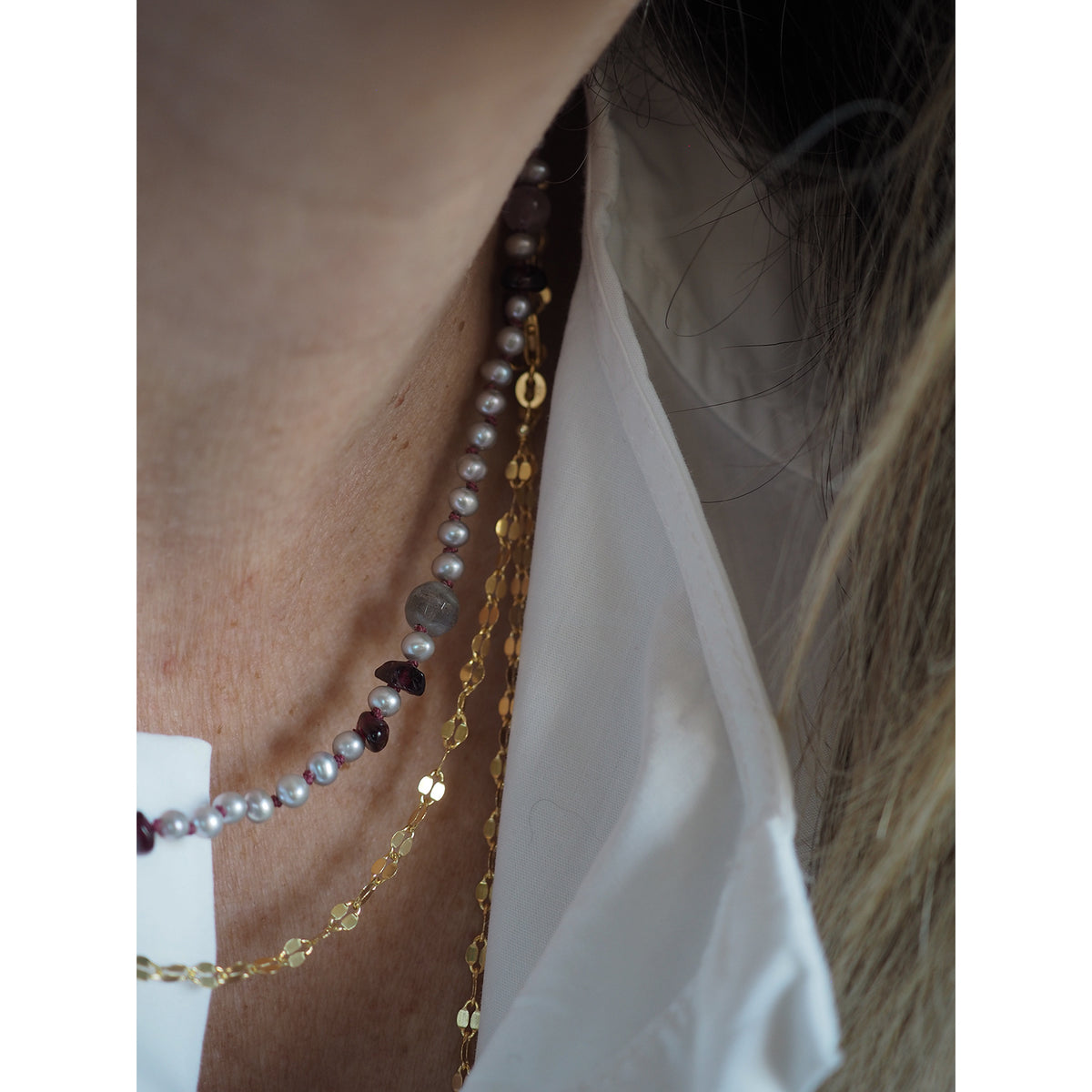 Collana Nuvola al crepuscolo