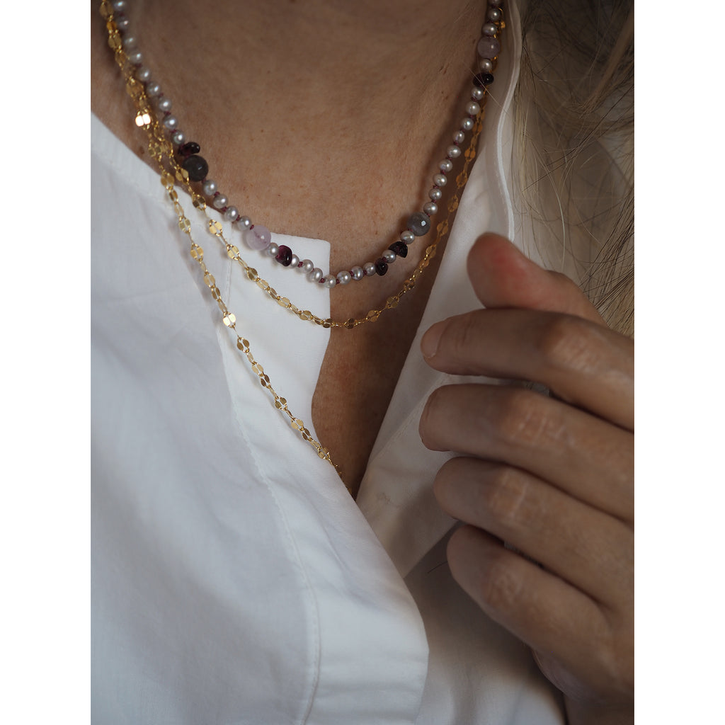 Collana Nuvola al crepuscolo