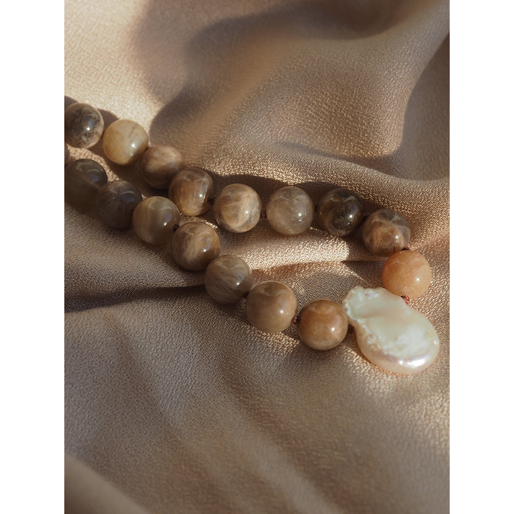 Collana Nodini Champagne