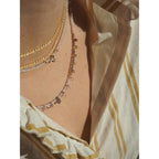 Collana Goccioline Nebbia dorata