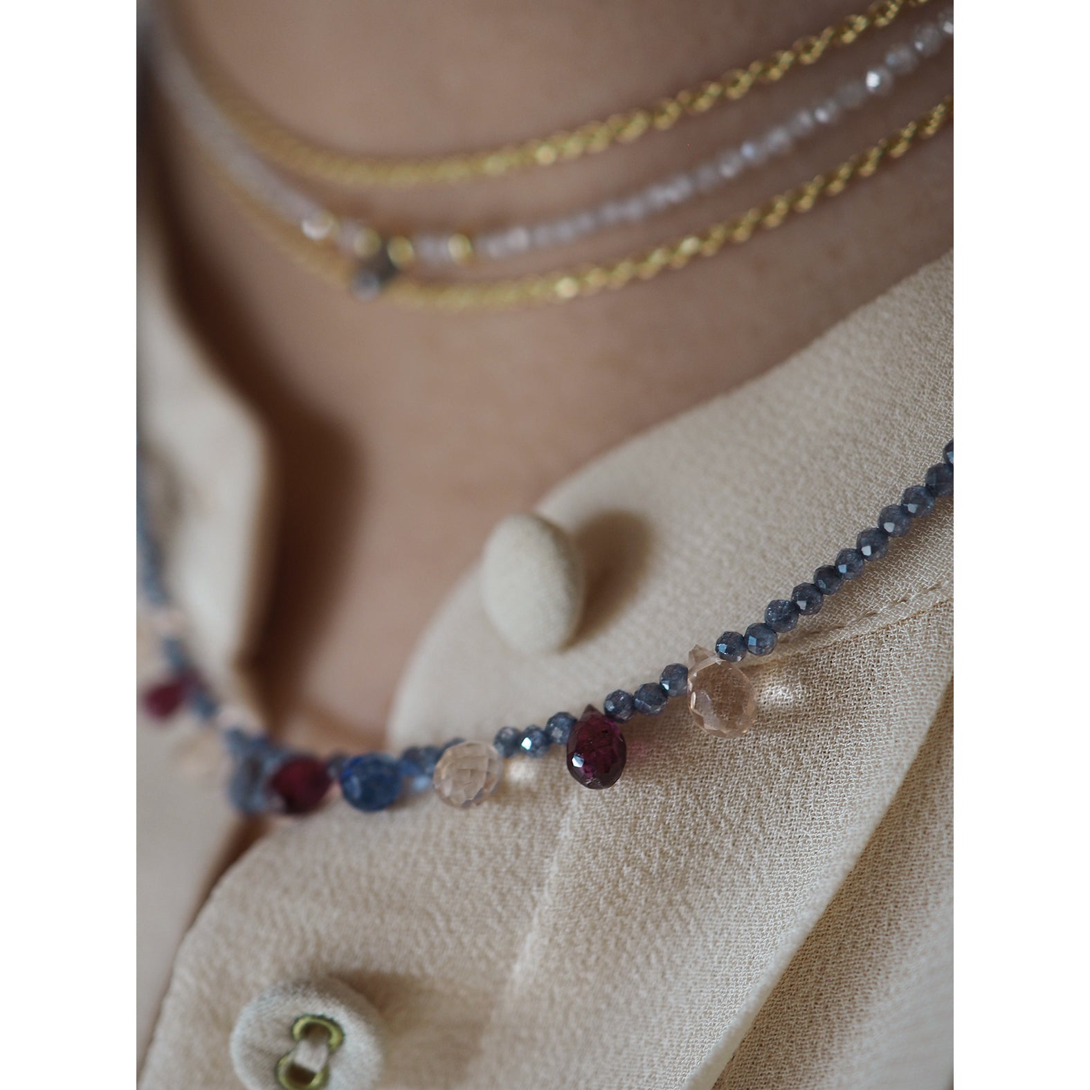 Collana Goccioline Notte di Rugiada