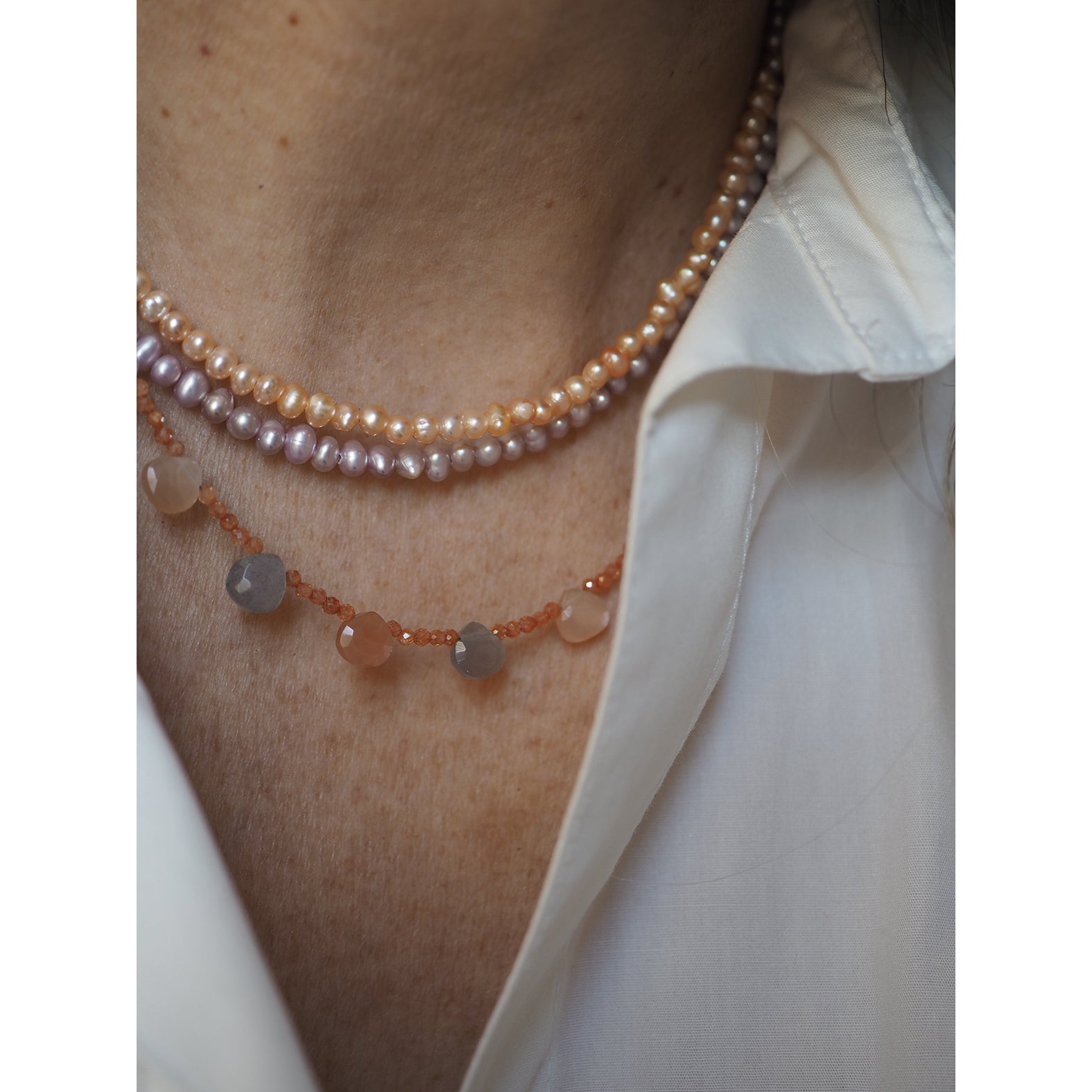 Chocker Perla Miele