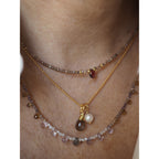 Collana Goccioline Nebbia dorata
