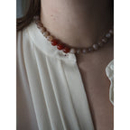 Collana Nodini Luna Rosa