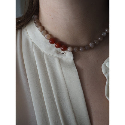 Collana Nodini Luna Rosa