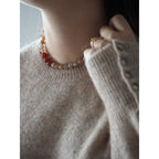 Collana Nodini Luna Rosa