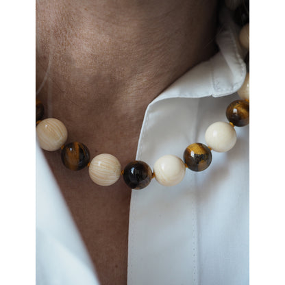 Collana Nodini Avorio