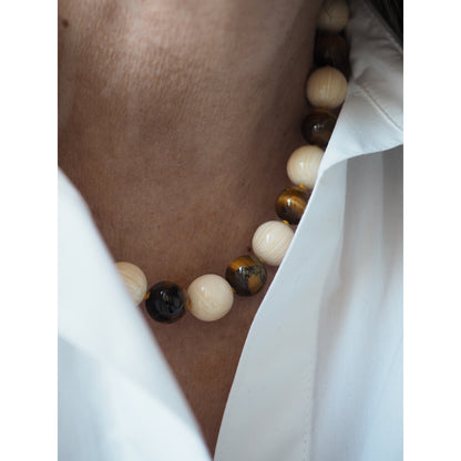 Collana Nodini Avorio