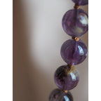 Collana Nodini Ametista Ematoide