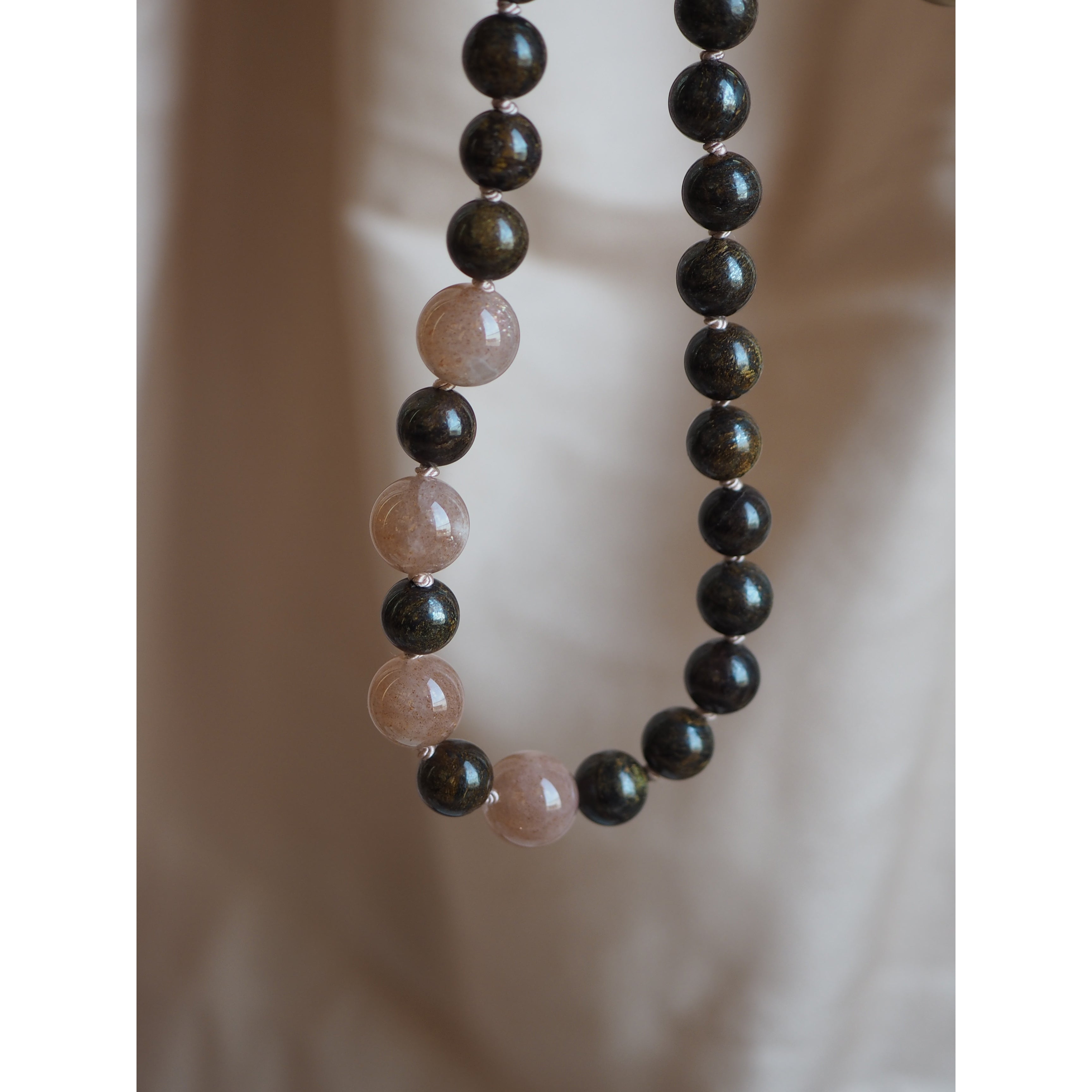 Collana Nodini Bronzite