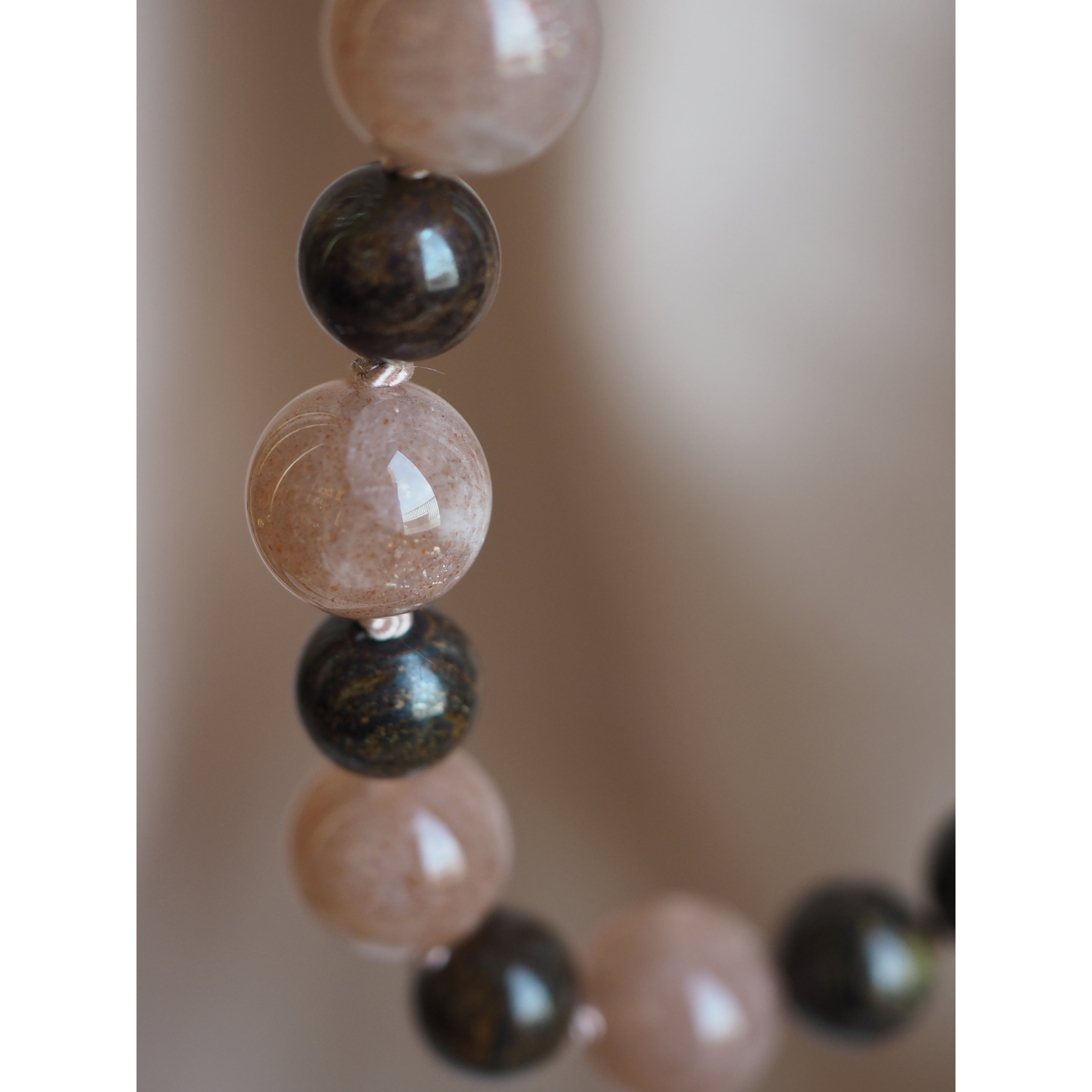 Collana Nodini Bronzite