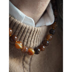 Collana Nodini Agata striata