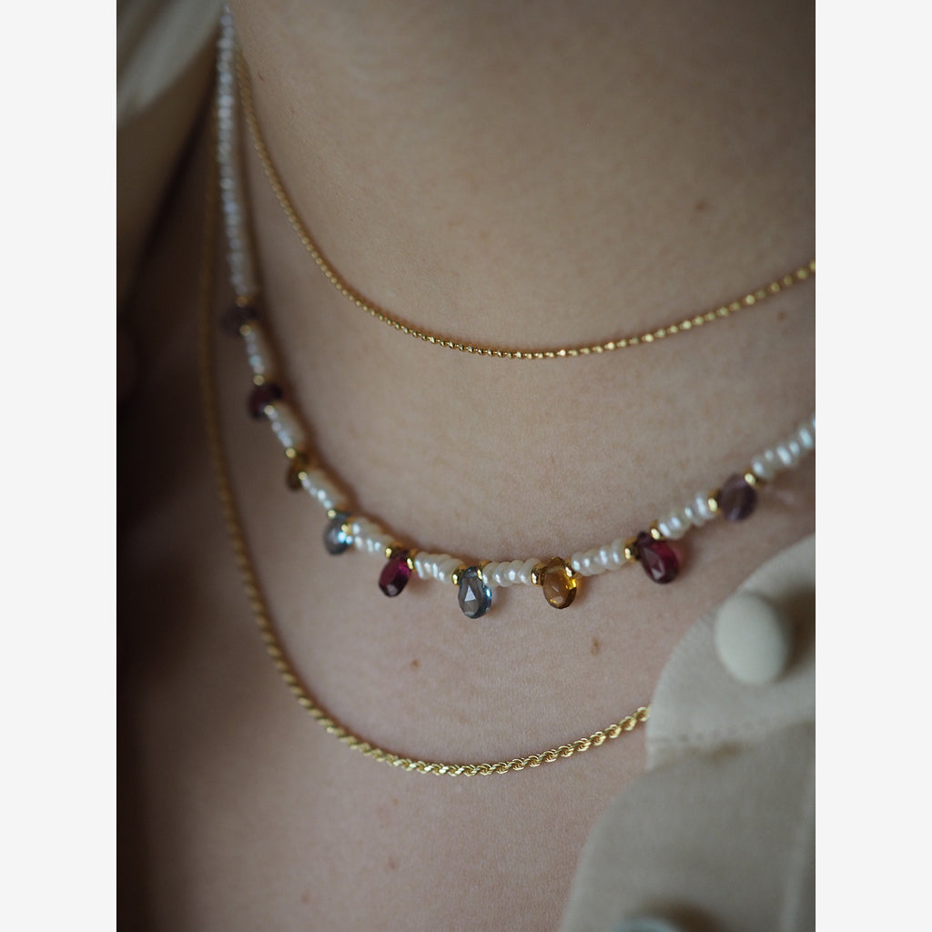 Collana Goccioline Perle Inverno