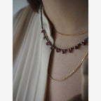 Collana Goccioline Ematite Viola