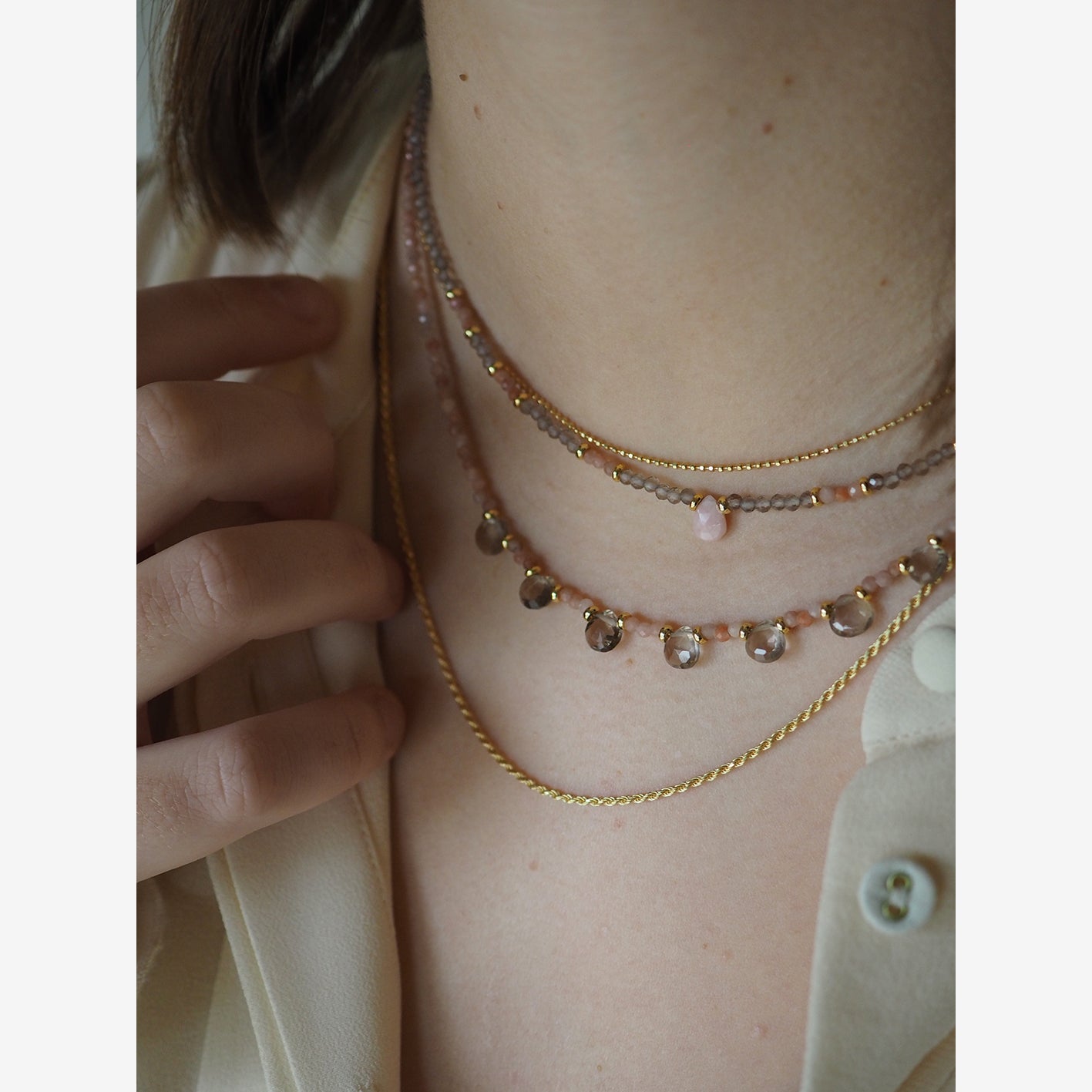 Collana Monogocciolina Fumè