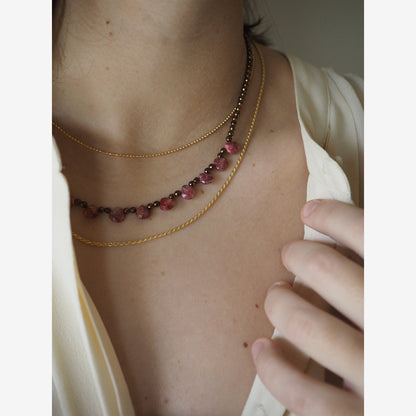 Collana Goccioline Cioccolato