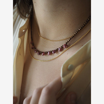 Collana Goccioline Cioccolato