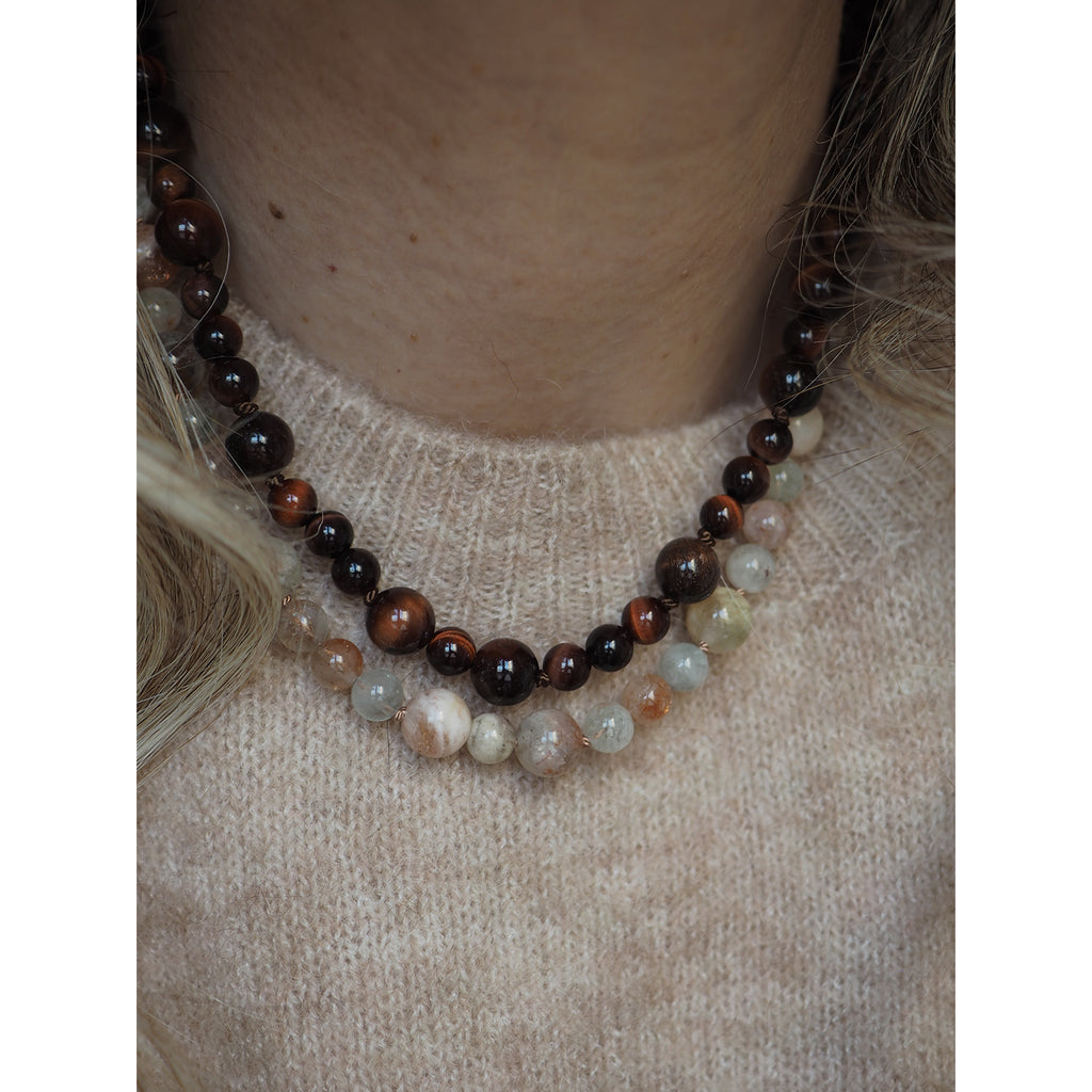 Collana Mini Nodini Pietra del Sole