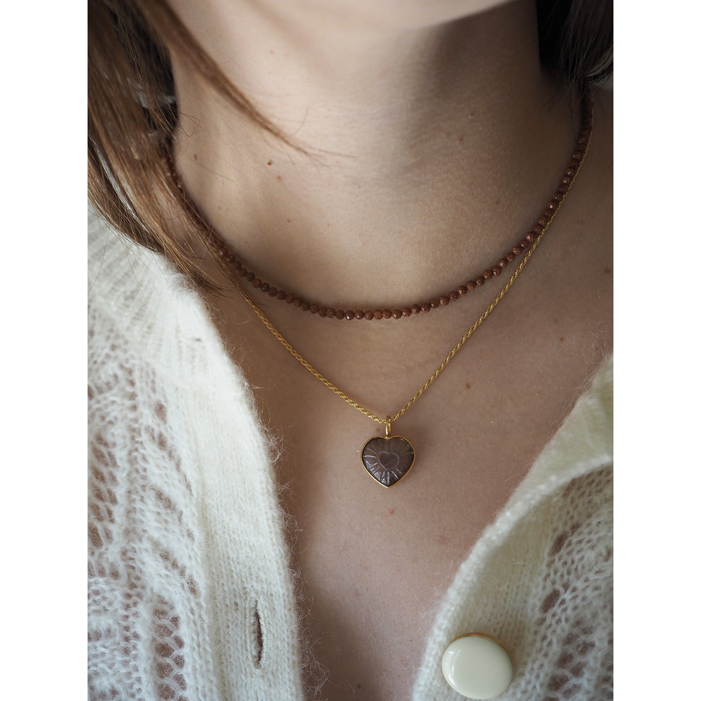 Charm Cuore intagliato