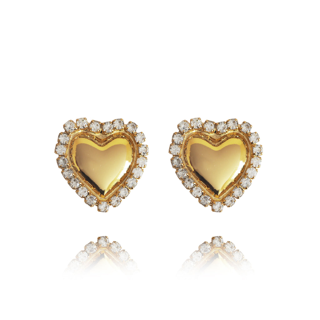 Orecchini Cuori Gold