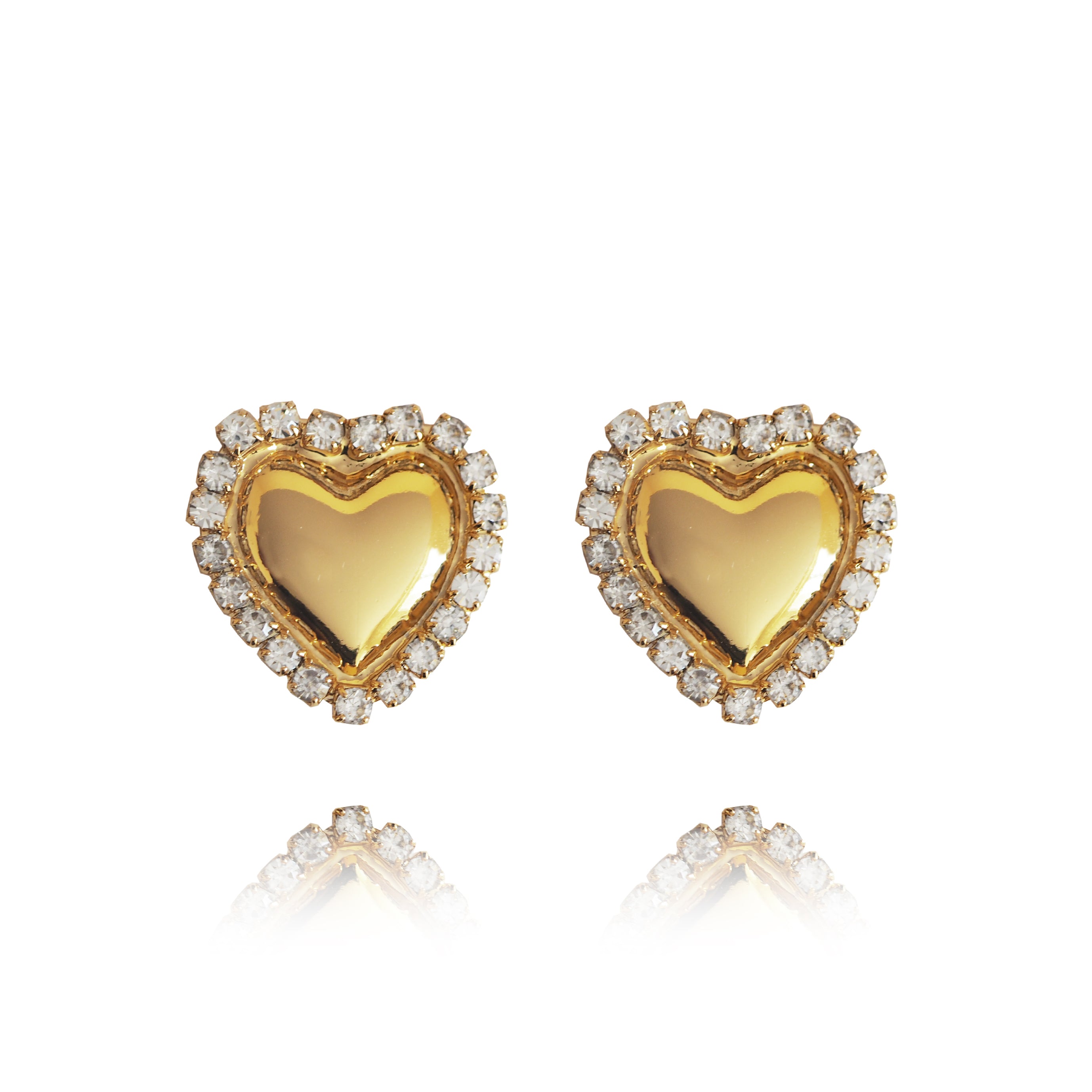 Orecchini Cuori Gold